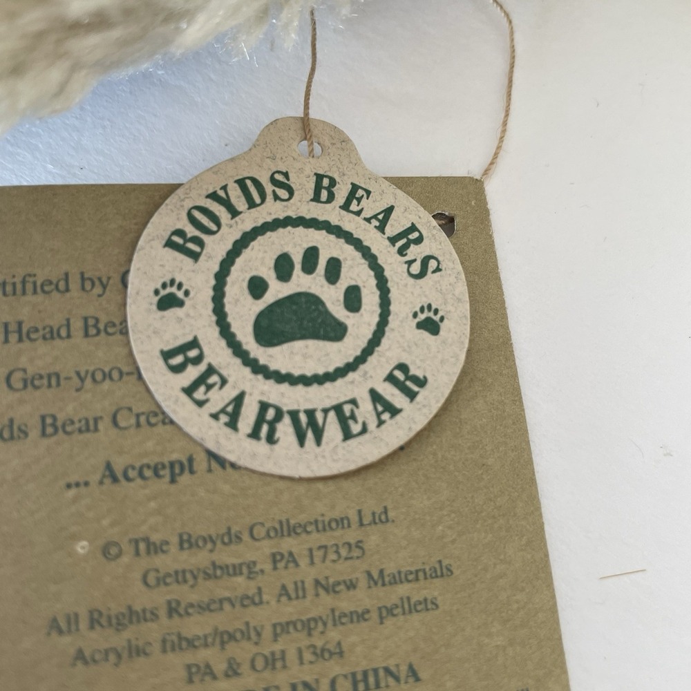 Boyds Bears Felina B. Catterwall 8" Bear with Pumpkin J.B. Bean & Associates NWT - Picture 7 of 12